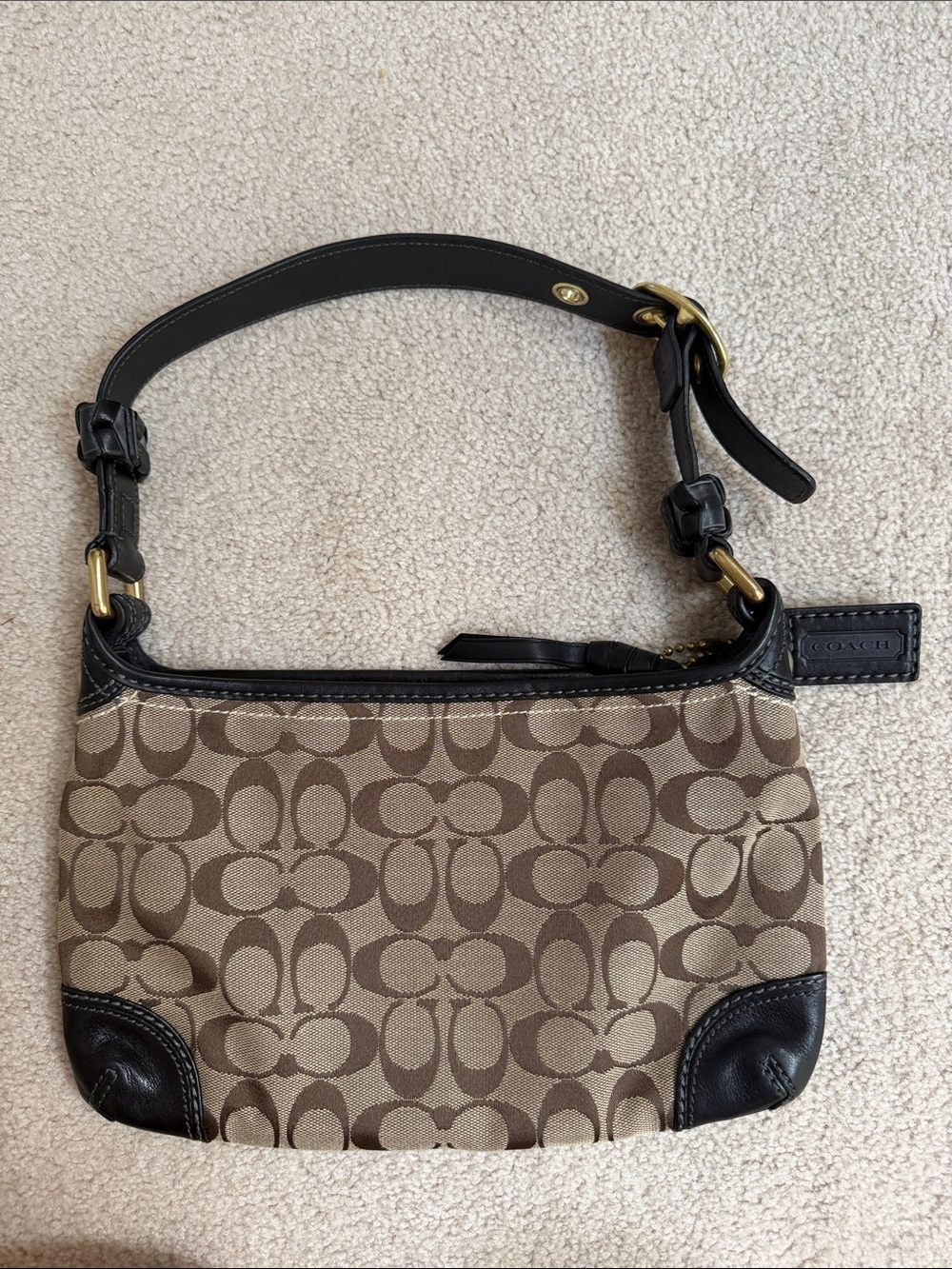 Authentic Coach signature collection purse - Picture 8 of 11